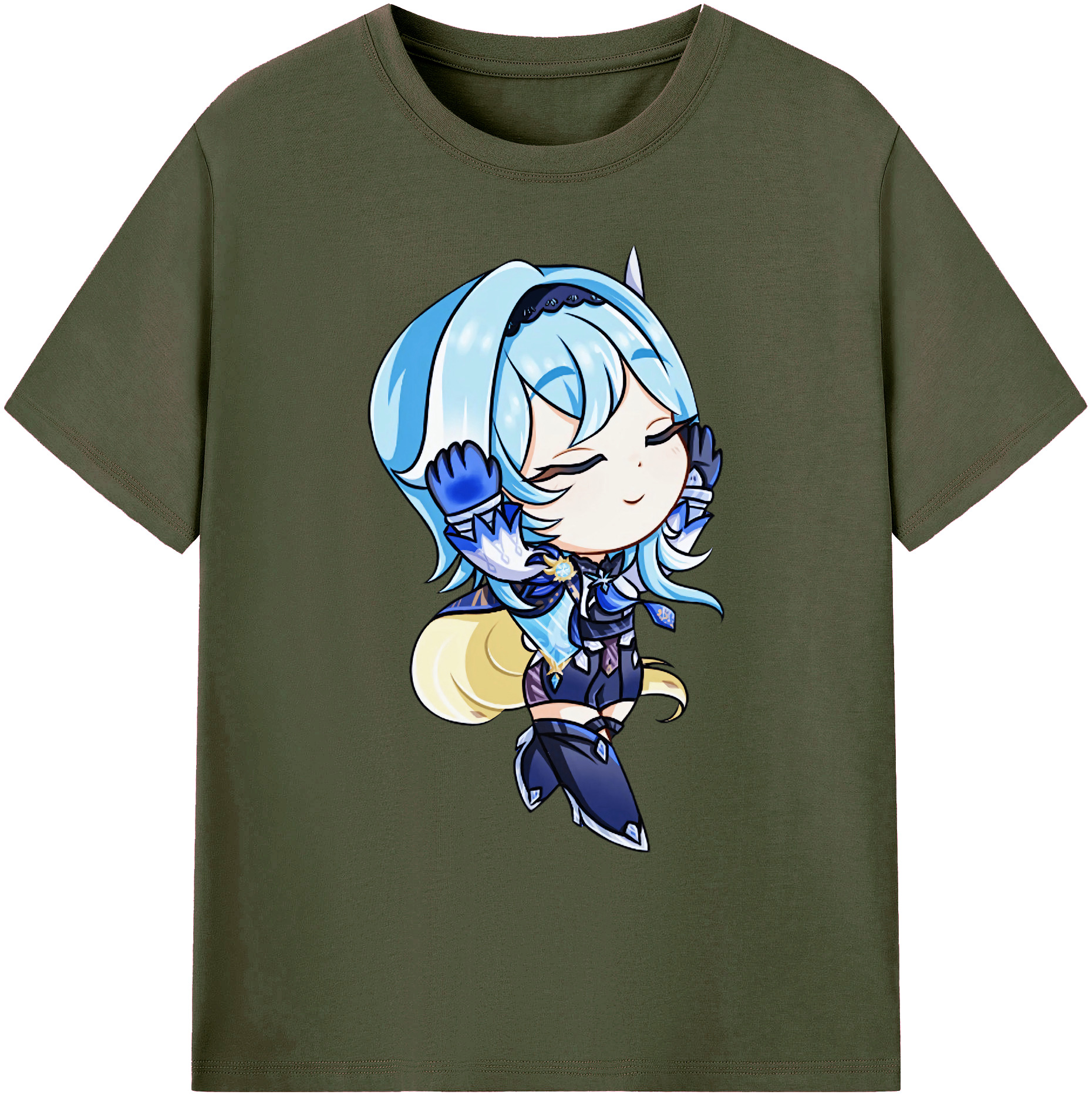 げんし神 优菈 ゆうら genshin Yūra 綿100％ メンズ半袖Tシャツ｜肌触りやわらか＆通気性